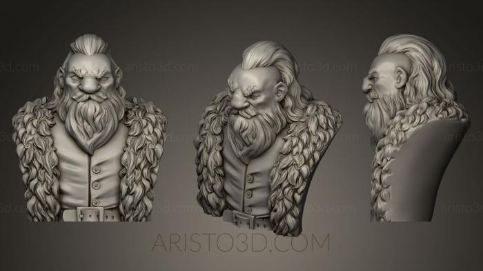 Busts of heroes and monsters (BUSTH_0308) 3D model for CNC machine